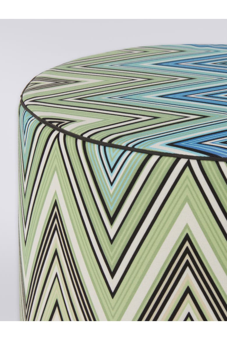 Kew Outdoor Cylinder Pouf 40x30, Alternate, color, Blue