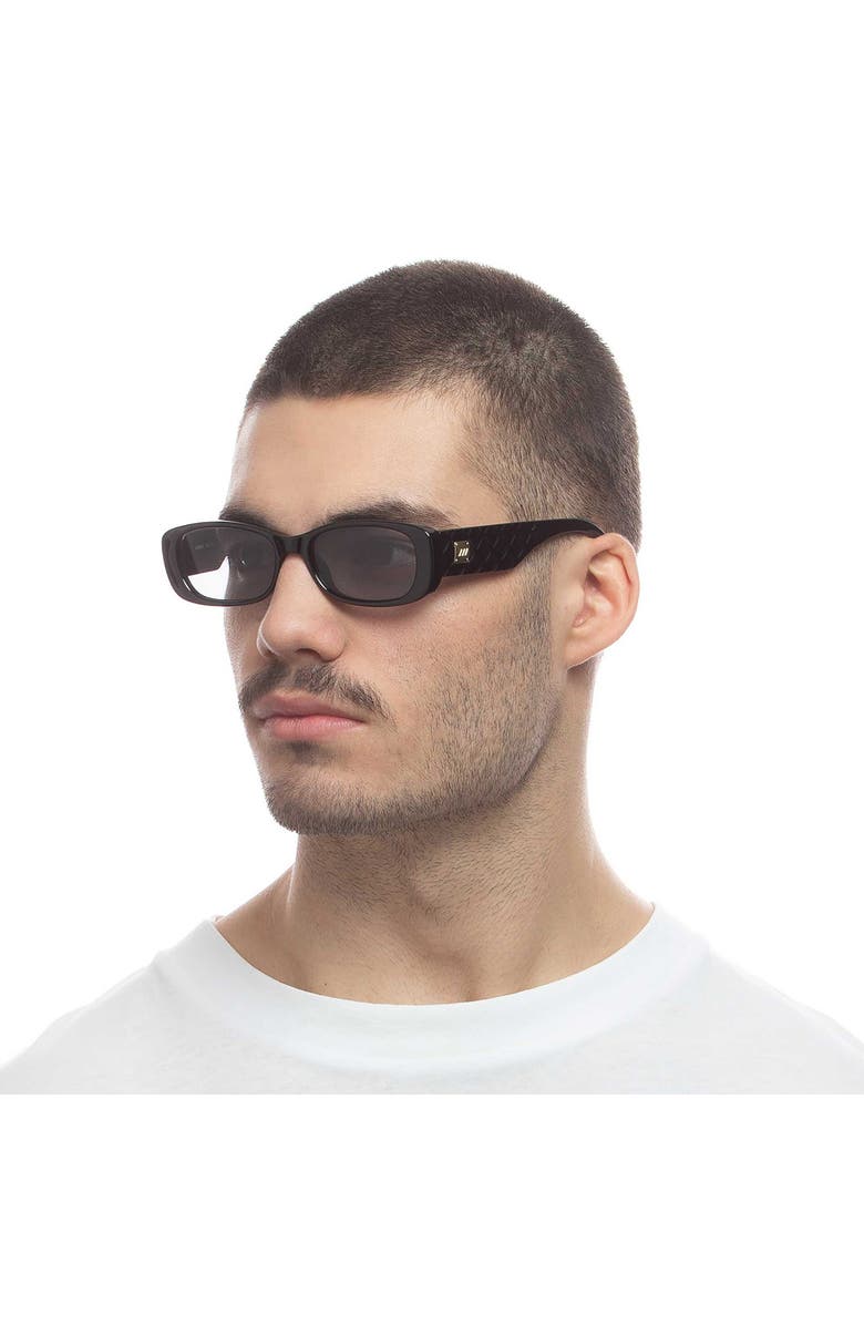 Le Specs Unreal 52mm Quilted Square Sunglasses, Alternate, color,