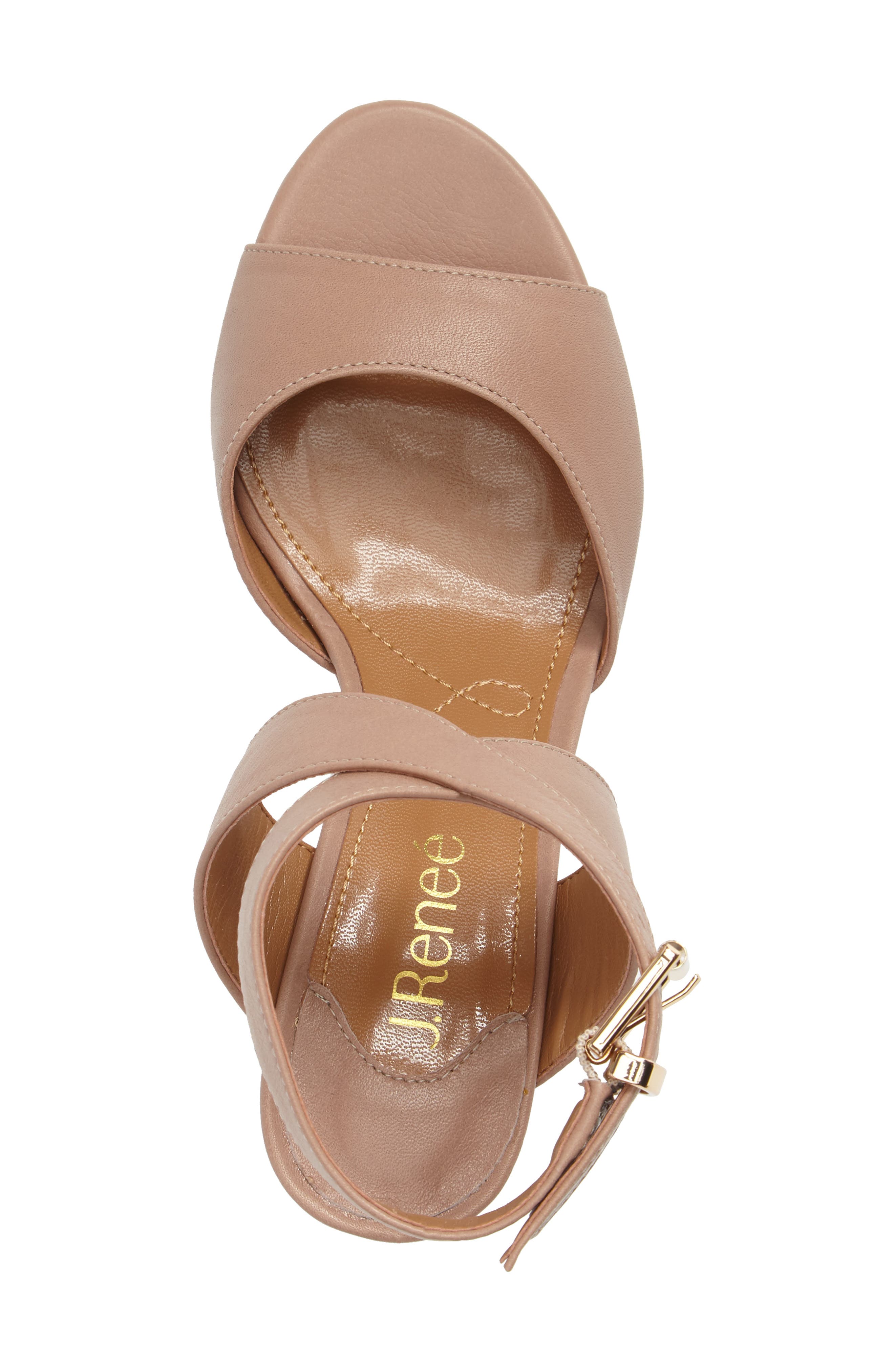 Soncino Strappy Sandal, Alternate, color, NUDE LEATHER