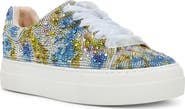 Betsey Johnson Sidny Crystal Pavé Platform Sneaker