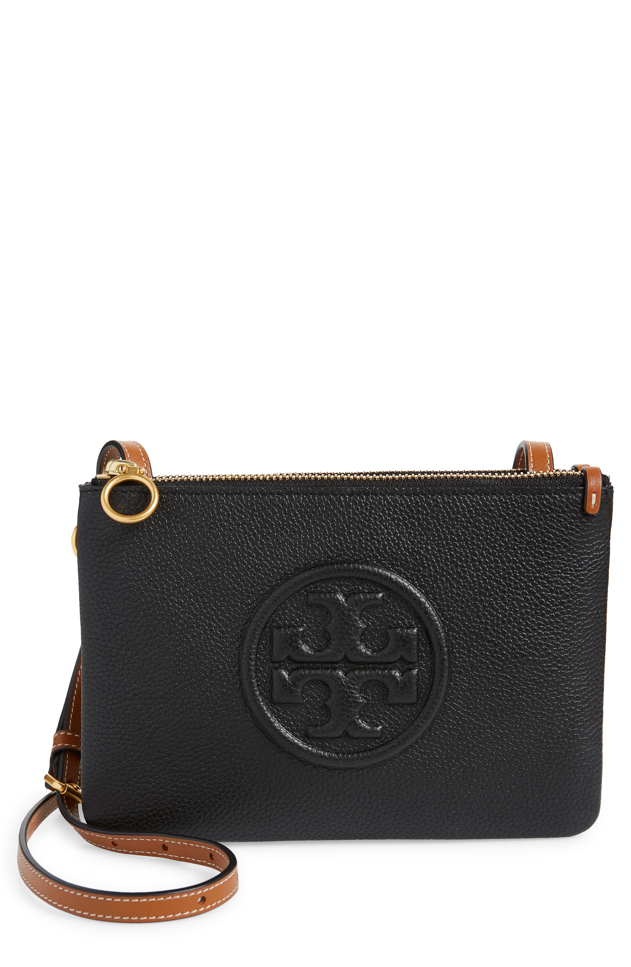 Tory Burch Perry Bombe Double Zip Crossbody Bag, Main, color, 