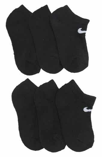 Nike Kids' 6-Pack Mesh Cushion No-Show Active Socks