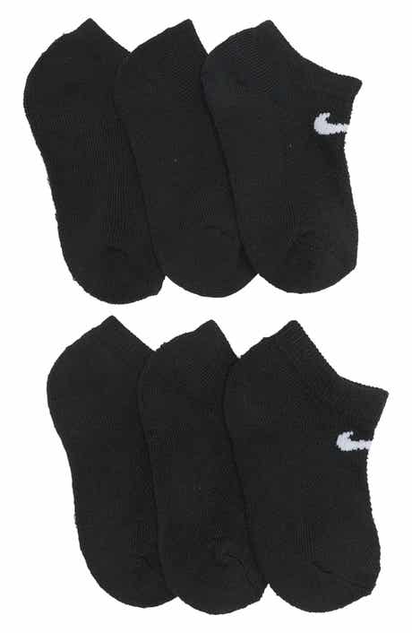 Nike Kids' 6-Pack Mesh Cushion No-Show Active Socks