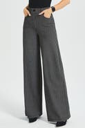 Betabrand 7 Pocket High Waist DPYP Dress Pant Yoga Pants Wide Leg
