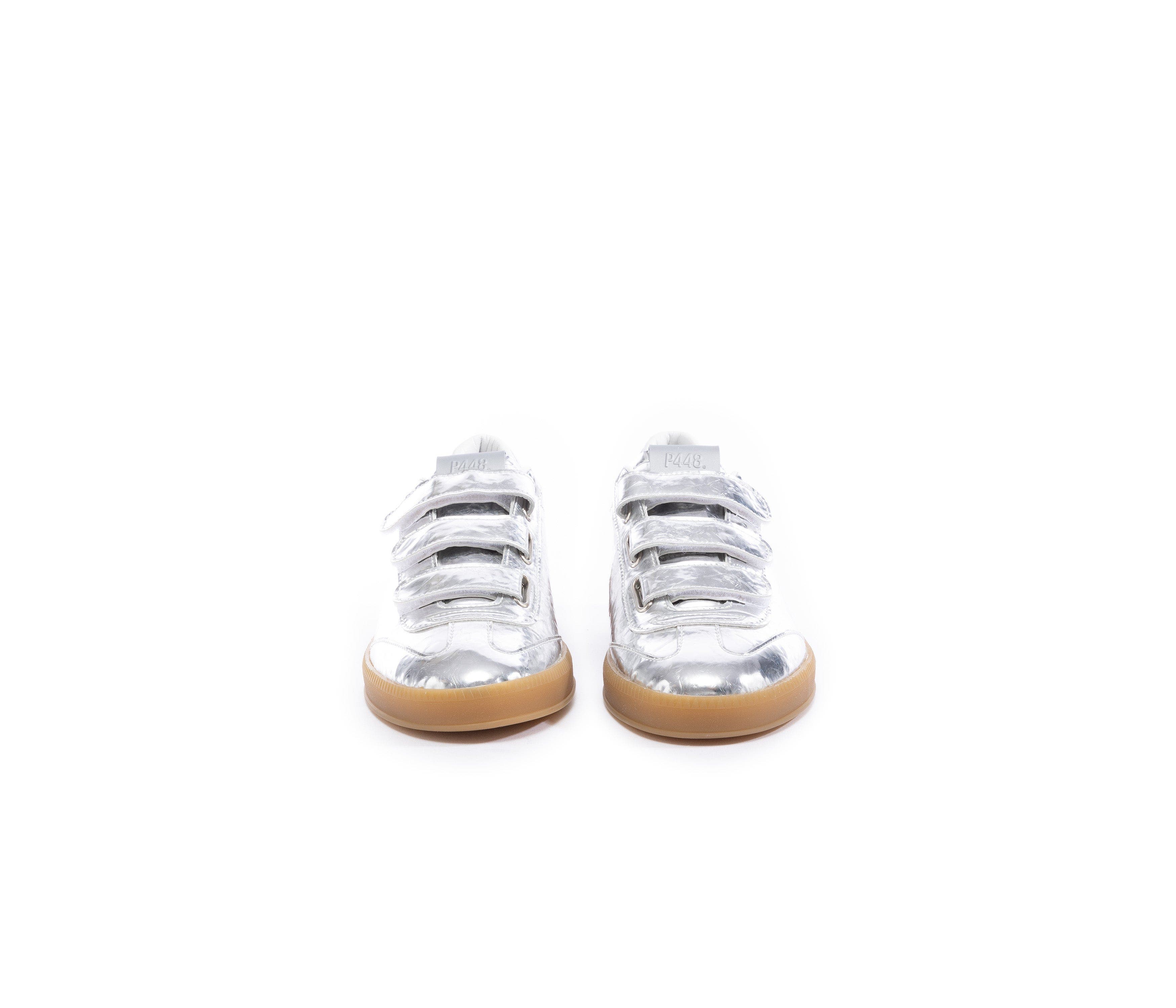 Monza Sneaker, Alternate, color, SILVER