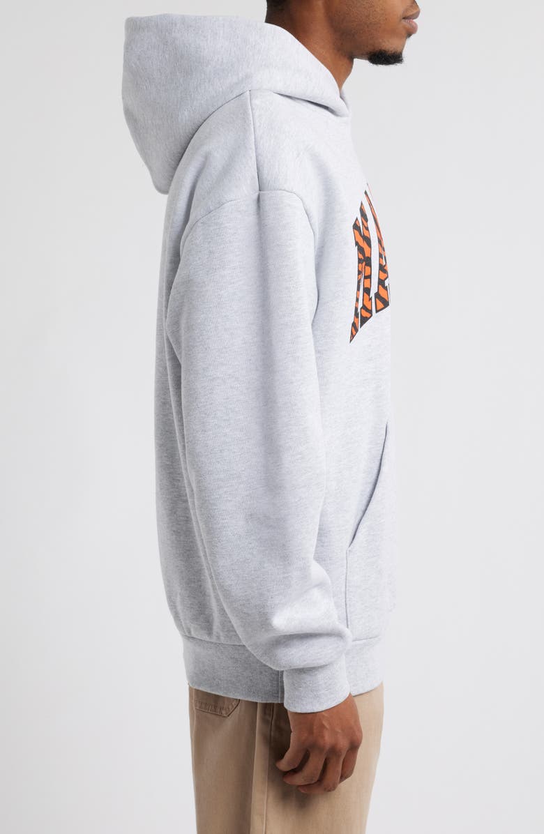 MARKET Tiger Stripe Logo Graphic Hoodie, Alternate, color, 