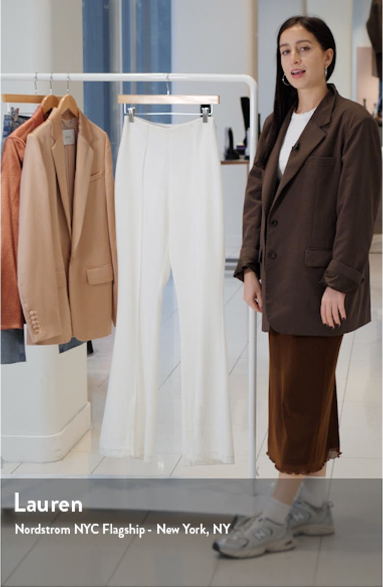 Billie Split Hem Flare Trousers, sales video thumbnail