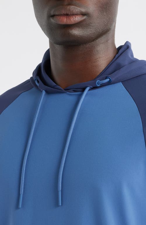 Johnnie-o Penns Performance Hoodie In Blue