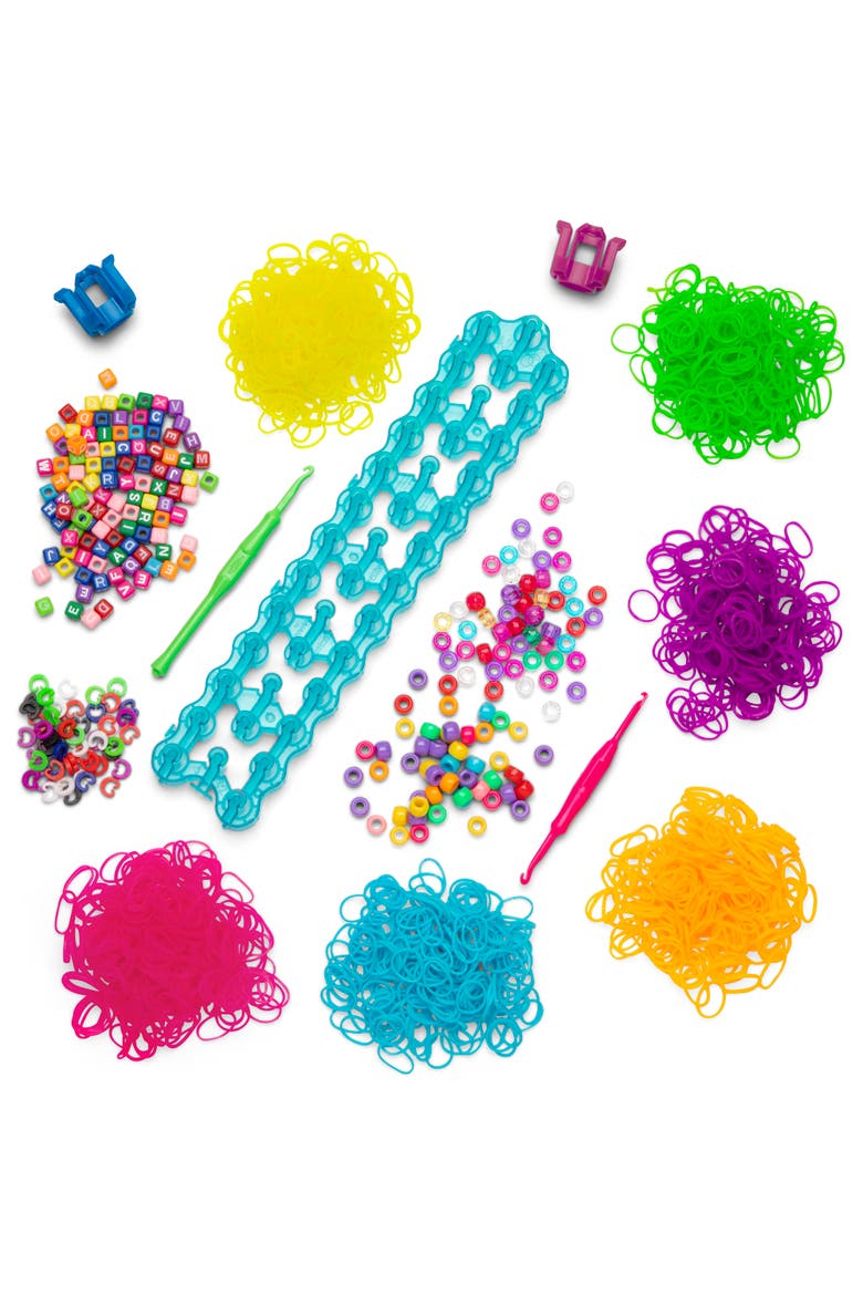 Bead Station 1200 Bands, 200 Beads, Loom Kit, Kids 7+, Alternate, color, Multicolored