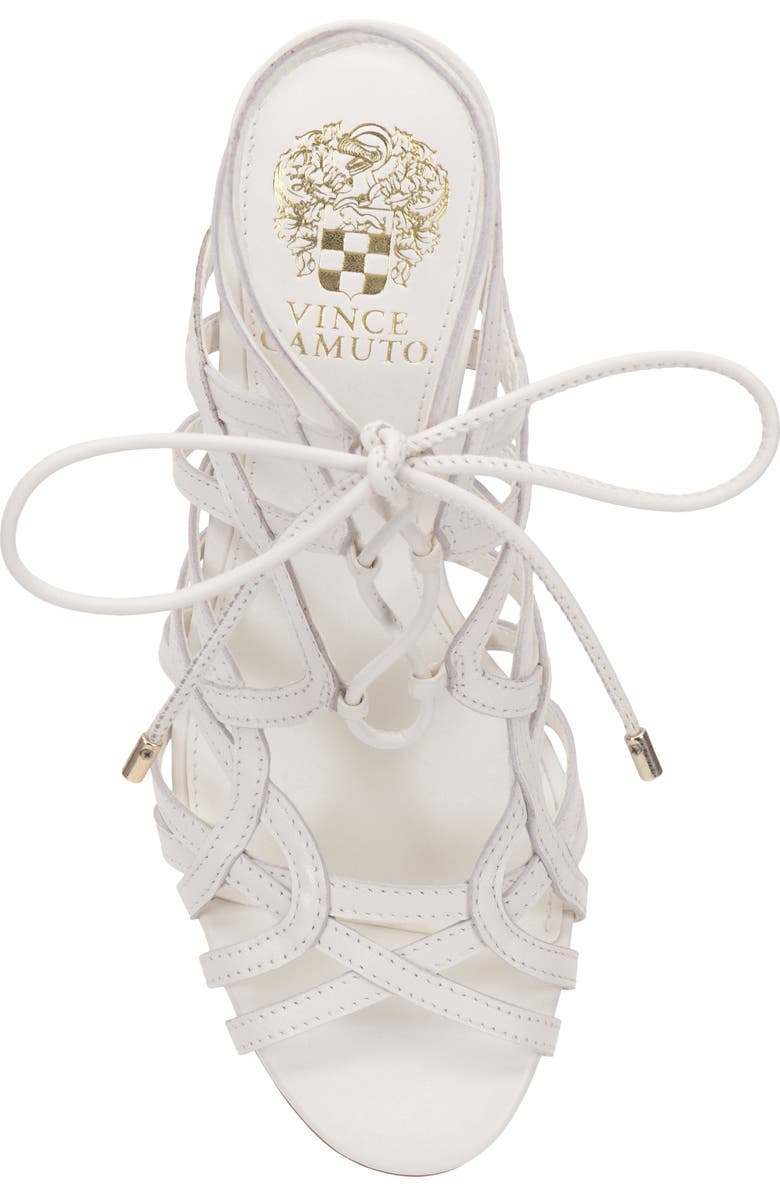 Vince Camuto Tilly Ankle Wrap Sandal, Alternate, color, Bianco