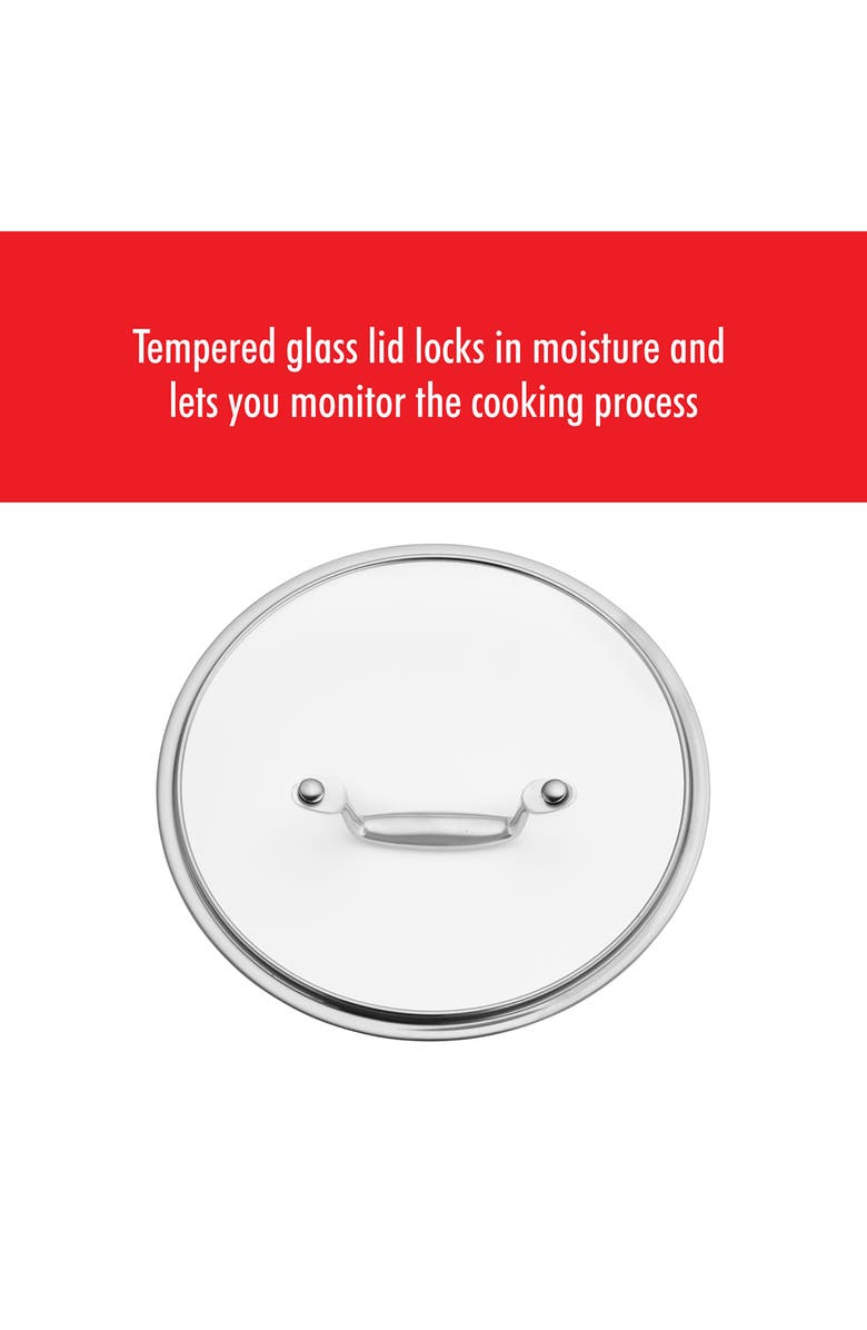 ZWILLING Clad CFX 10-Piece Nonstick Cookware Set, Alternate, color, Stainless Steel