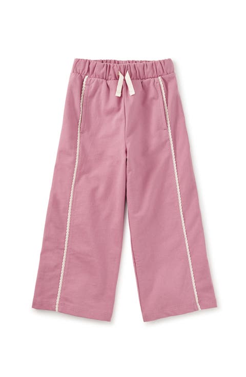 Lace Trim Track Pants
