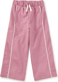 Tea Collection Lace Trim Track Pants