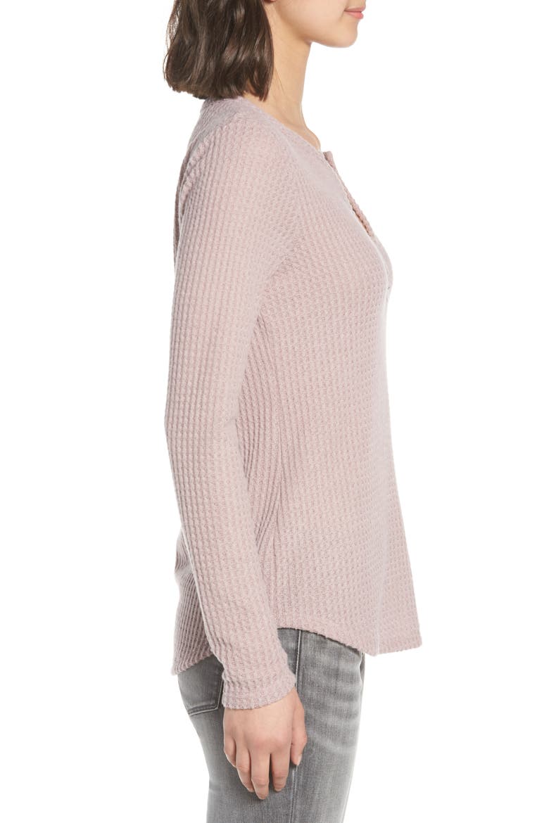 Thermal Henley Top, Alternate, color, SOFT ROCK