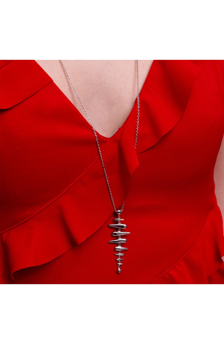 Lucy Quartermaine Shard Pendant 28/32", Alternate, color, Sterling Silver