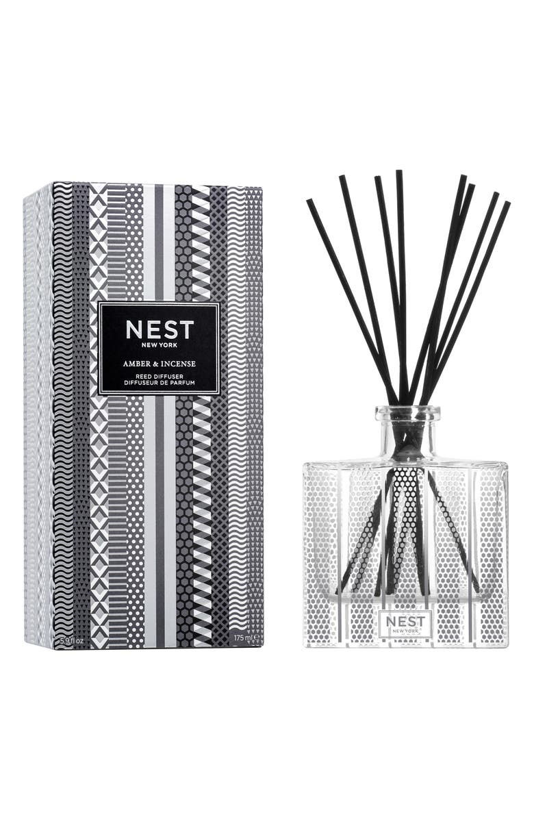NEST New York Amber & Incense Reed Diffuser, Main, color, 
