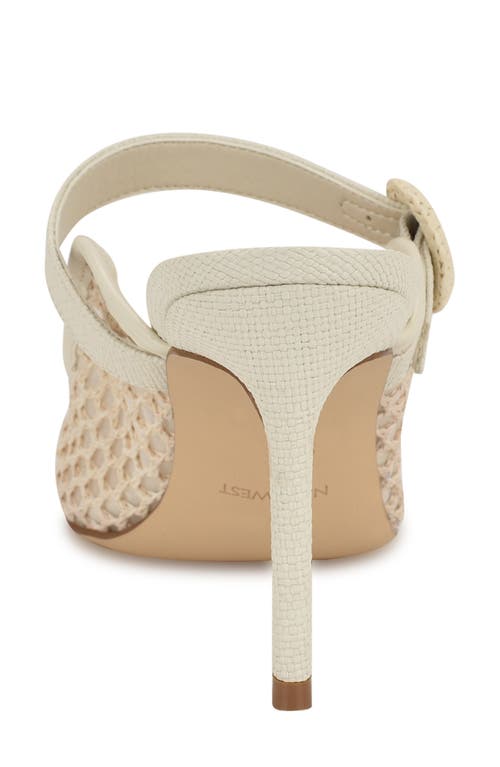 Nine West Rondel Pointed Toe Pump In Ivory
