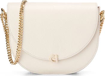 COLE HAAN Evie エビー Chain レザー サドル クロスボディバッグ Cole Haan Evie Chain Saddle Crossbody Bag | Nordstromrack
