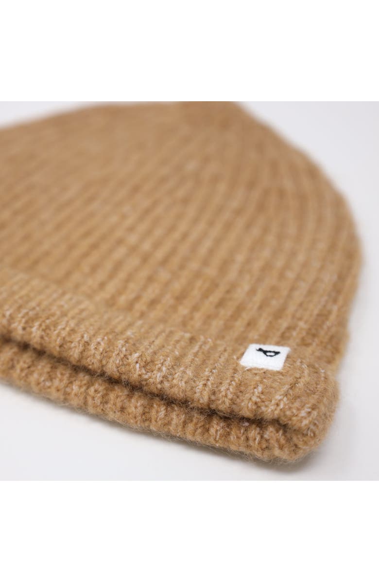 Oh baby! Brand Watchcap Fuzzy Knit- Infant, Alternate, color, Latte