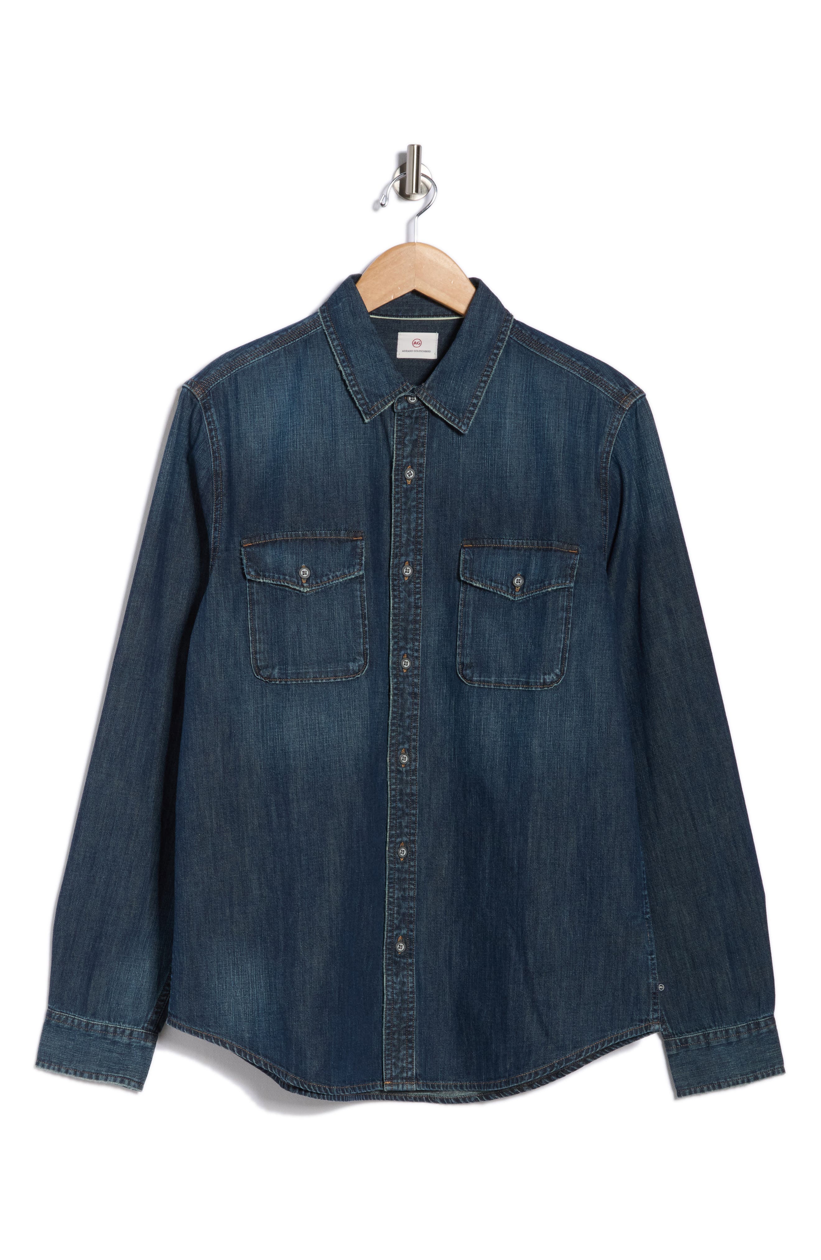 AG Benning Trim Fit Denim Sport Shirt