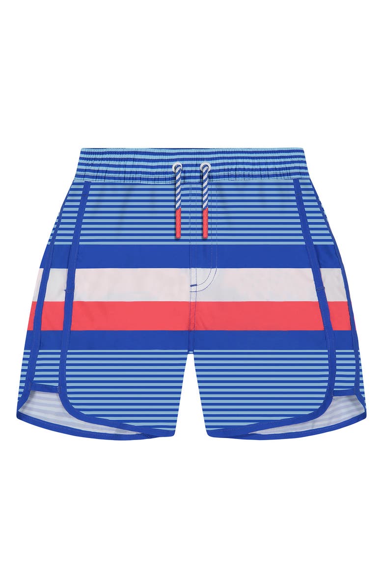 Andy & Evan ANDY AND EVAN Rashguard & Shorts Set, Alternate, color,