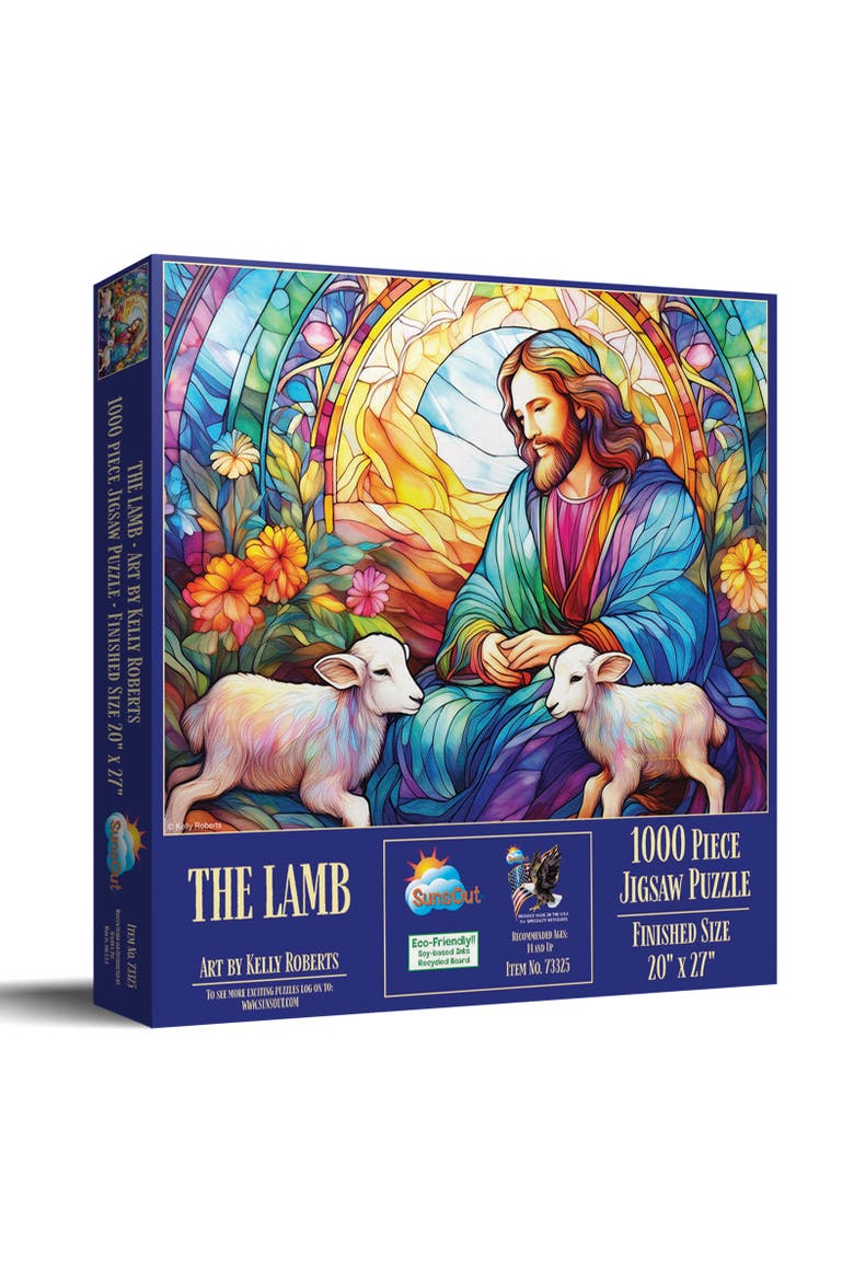 The Lamb 1000 piece Jigsaw Puzzle for Adults, Main, color, Multicolor