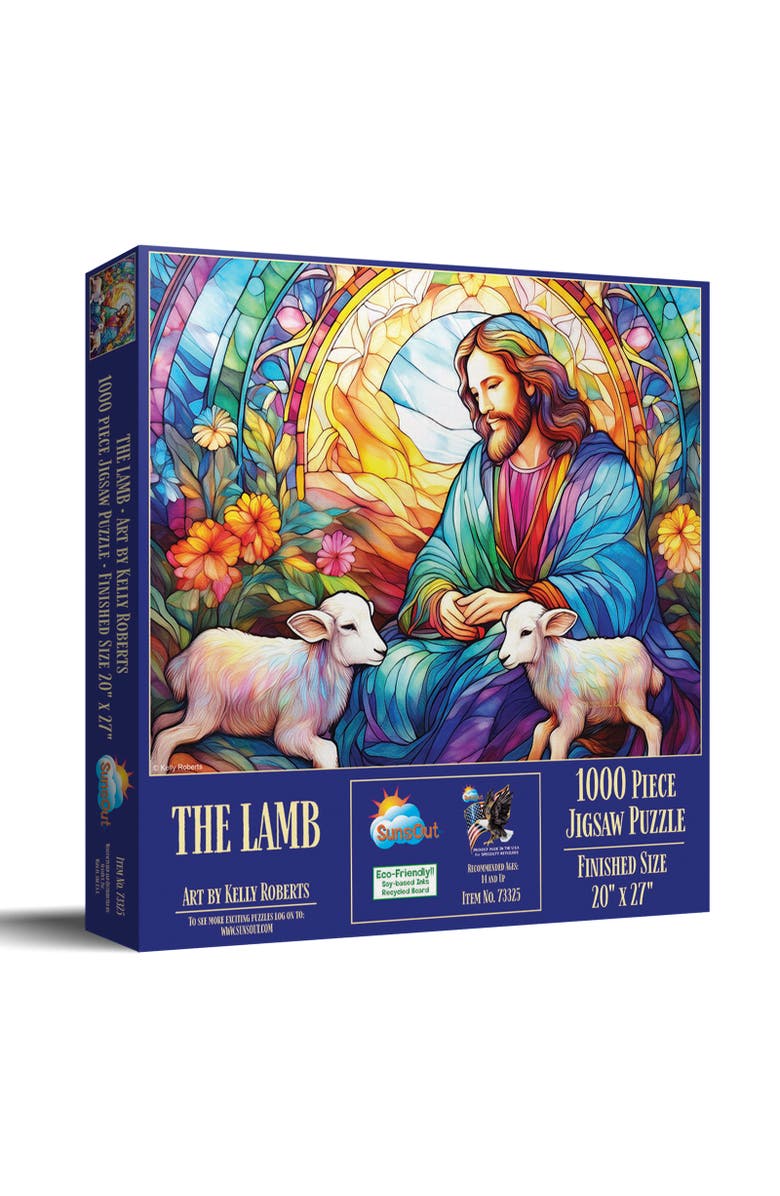 Sunsout The Lamb 1000 piece Jigsaw Puzzle for Adults, Main, color, Multicolor