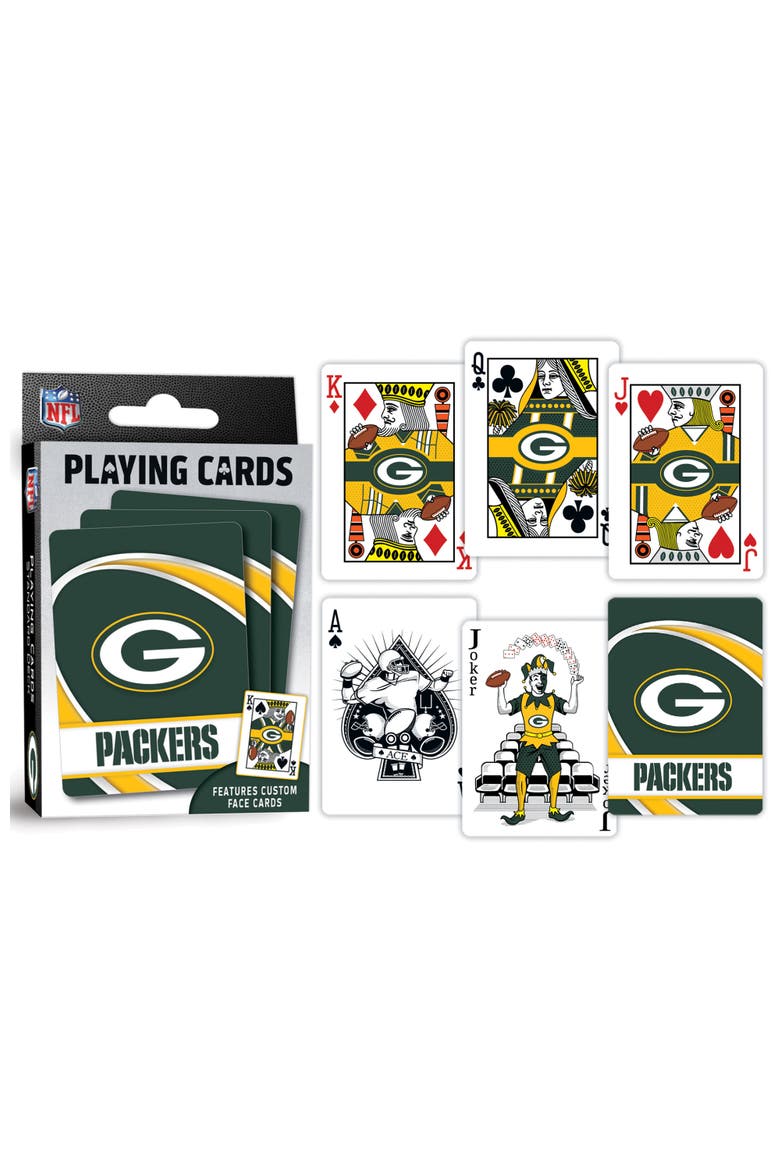 Green Bay Packers Playing Cards, Alternate, color, Multicolor