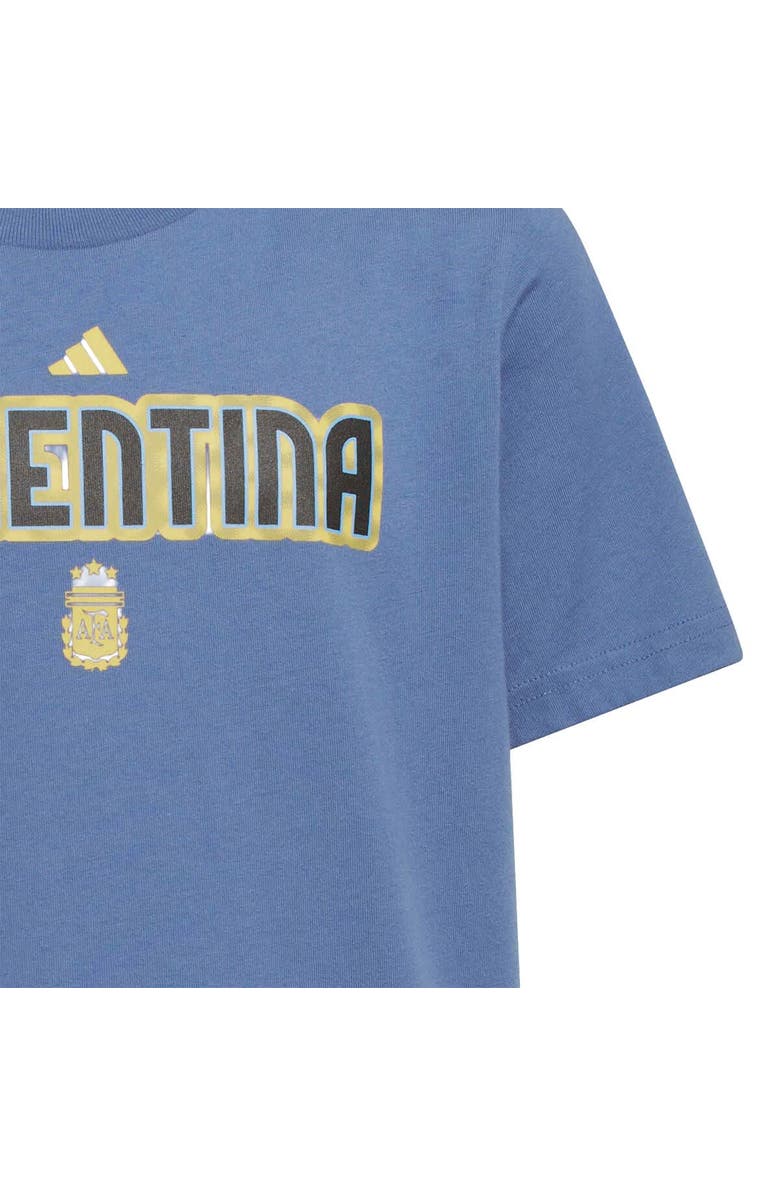 adidas Youth adidas Blue Argentina National Team Jersey Hook T-Shirt, Alternate, color, Blue