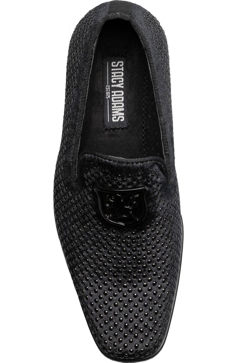 Stacy Adams Kids' Swagger Slip-On Loafer, Alternate, color, Black