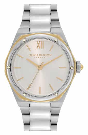 Olivia Burton Sports Luxe Hexa Bracelet Watch, 33mm