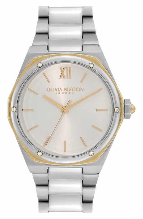Olivia Burton Sports Luxe Hexa Bracelet Watch, 33mm