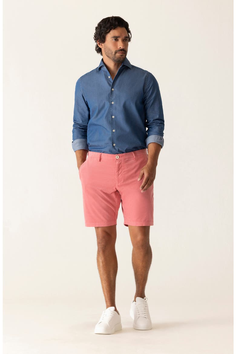 Cloud Corduroy Galaxy 8.5-Inch Bermuda Shorts, Alternate, color, WATERMELON