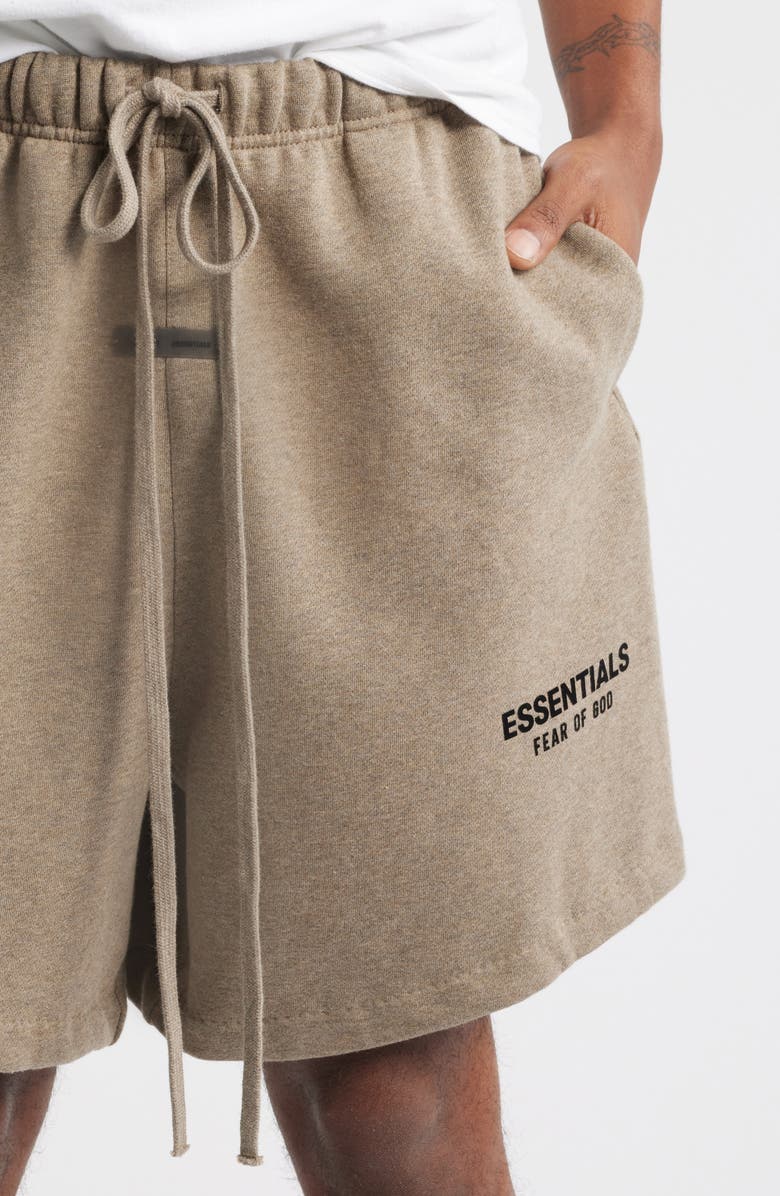 Fear of God Essentials Classic Fleece Sweat Shorts, Alternate, color, Homestead Heather