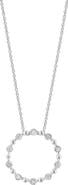 EFFY Sterling Silver Diamond Circle Pendant Necklace