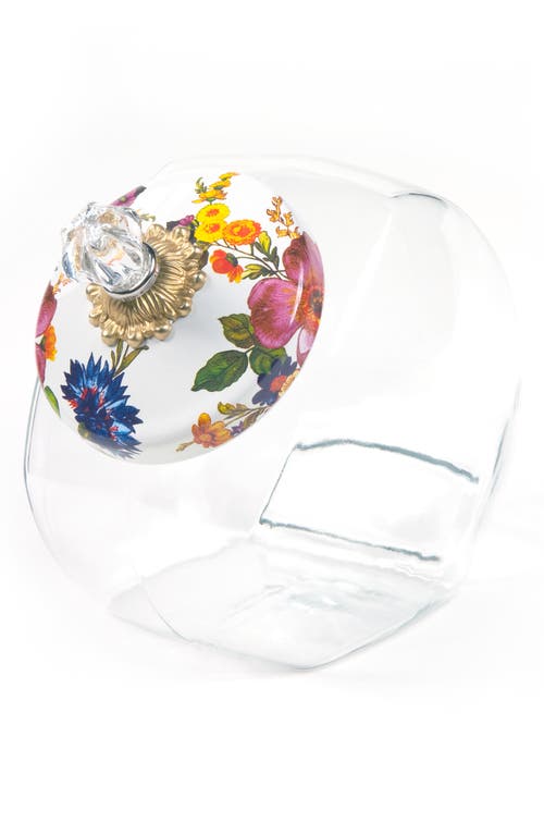 Mackenzie-childs Mackenzie Childs Cookie Jar With Flower Market Lid