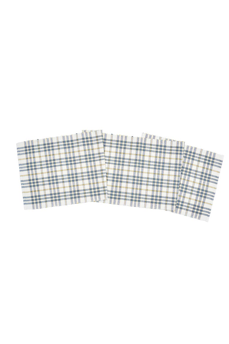 Simmons Plaid Table Thanksgiving Table Runner 13" x 72", Main, color, Blue