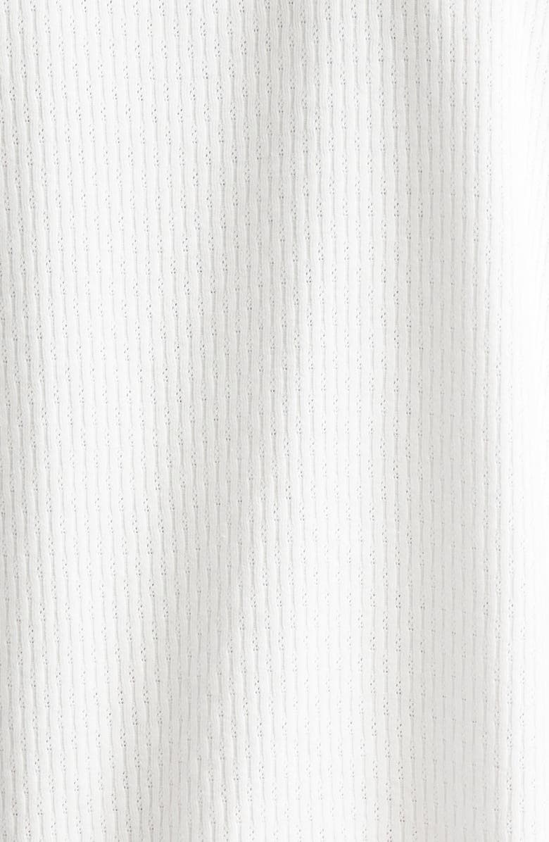 Bode Kennedy Lake Pointelle Cotton Graphic T-Shirt, Alternate, color, Cream