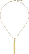 Ted Baker Devina Deco Groove Pendant Necklace