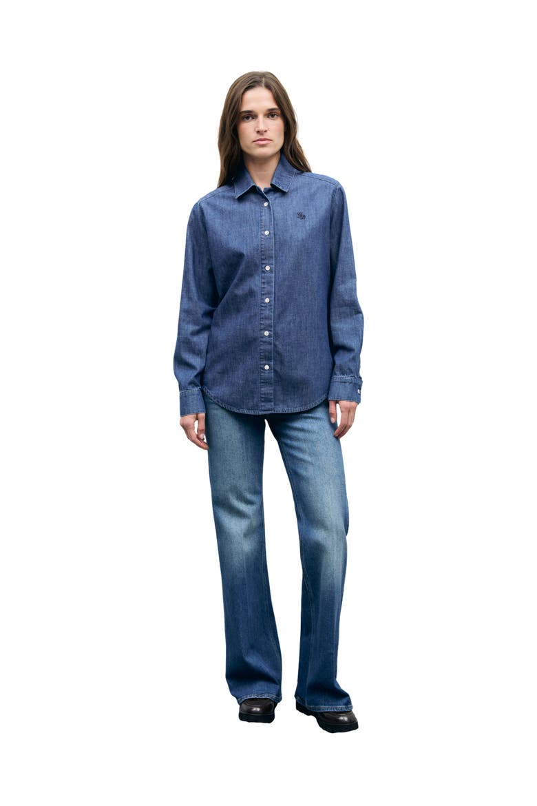 Lucy Denim Shirt, Alternate, color, Jeans