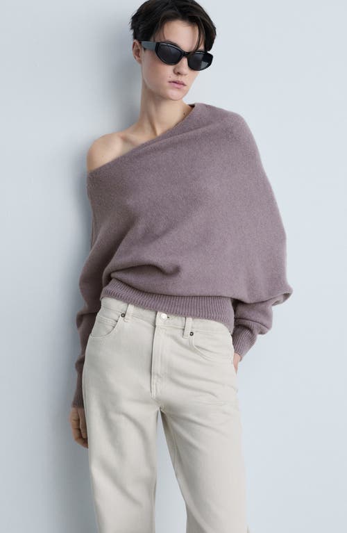 Shop Mango High Waist Straight Leg Jeans In Light/pastel Grey