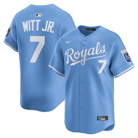 Men's Nike Bobby Witt Jr. Light Blue Kansas City Royals Alternate Limited Player Jersey