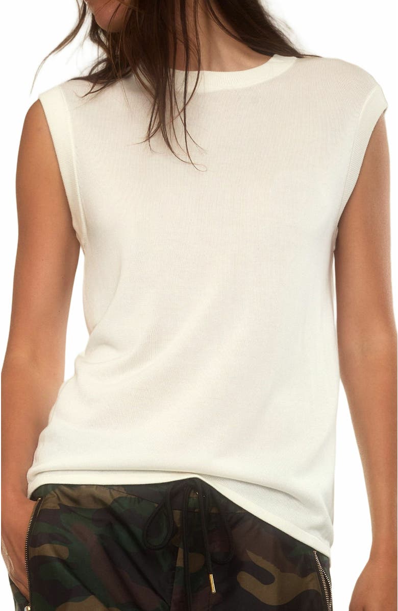 Cynthia Rowley Mica Sleeveless Knit Top, Alternate, color, 
