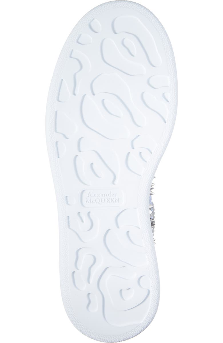 McQueen Oversized Crystal & Stud Embellished Platform Sneaker, Alternate, color,