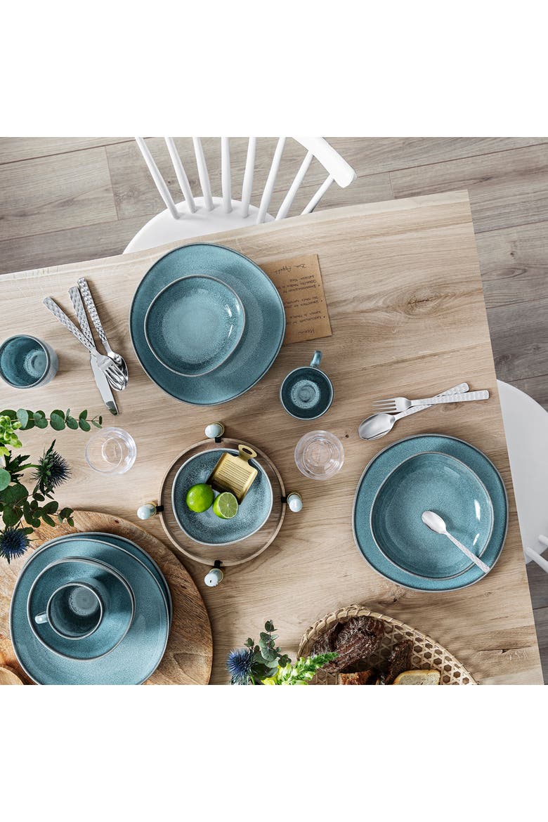 Lave Glace Salad Plate, Alternate, color, Blue Green