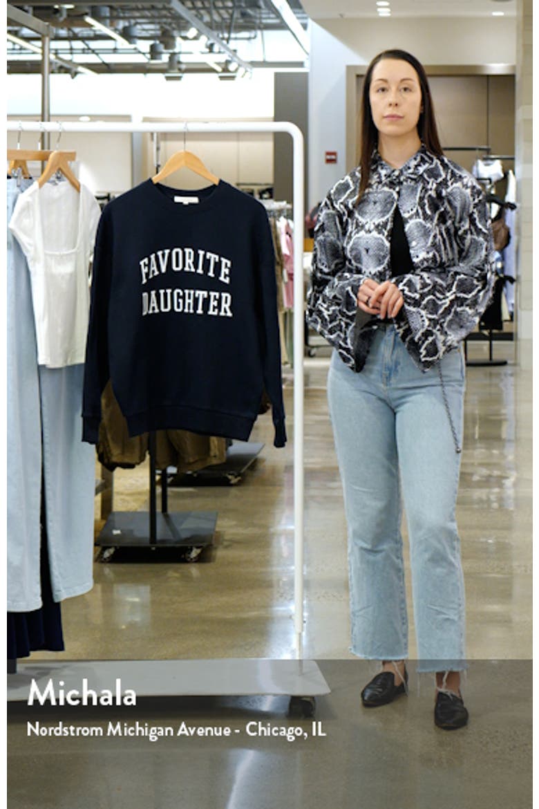 Collegiate Cotton Blend Sweatshirt video
