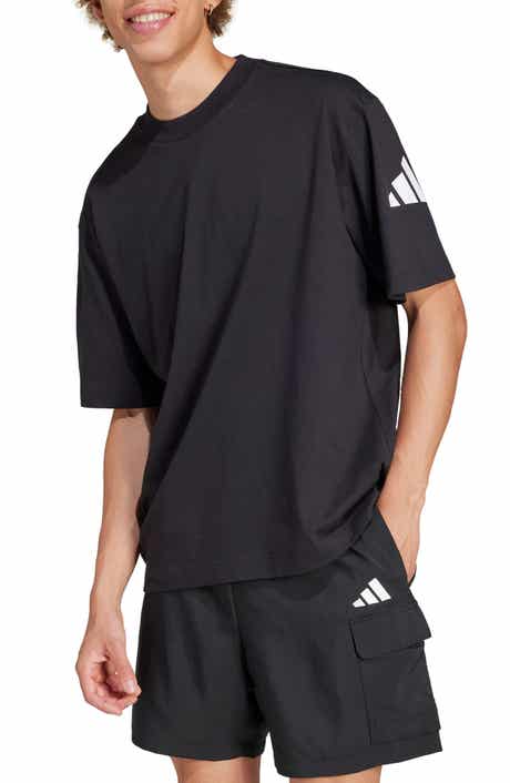 adidas Essentials Loose 3-Bar Cotton T-Shirt