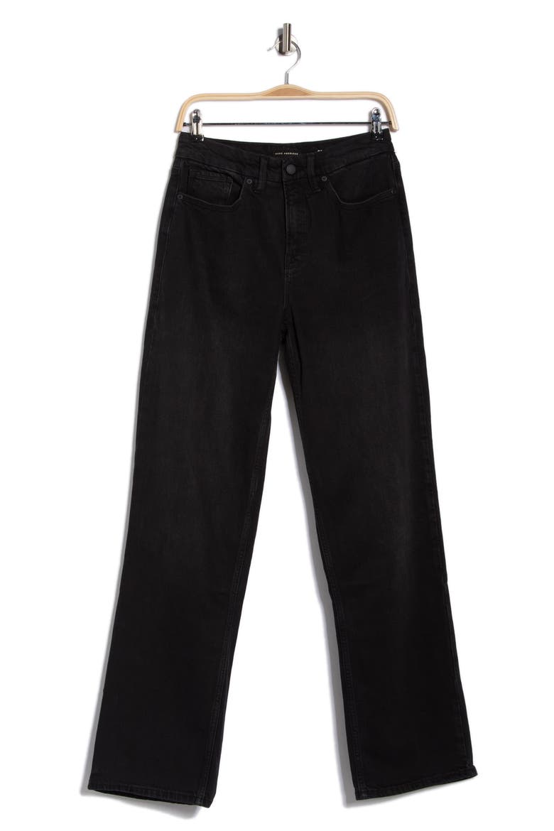 Good '90s Ripped High Waist Relaxed Jeans, Alternate, color, BLACK348