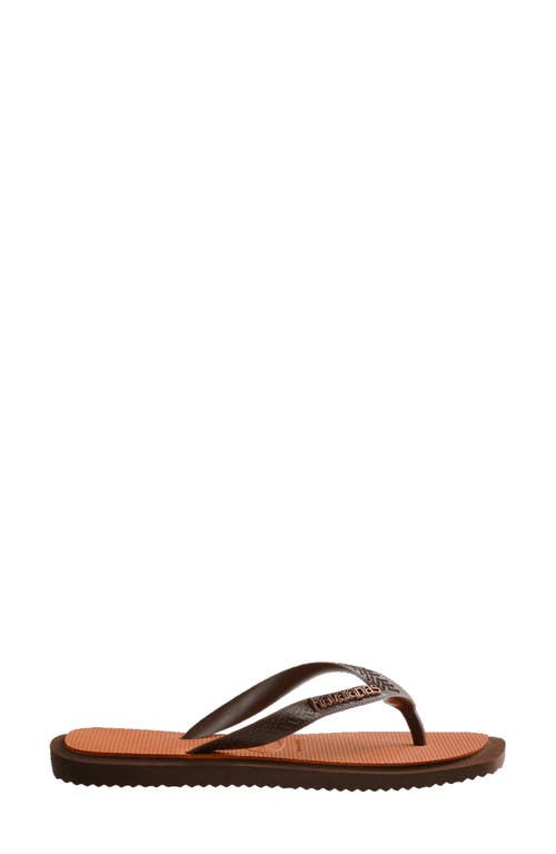 HAVAIANAS HAVAIANAS FUSION SQUARE LOGO FLIP FLOP 