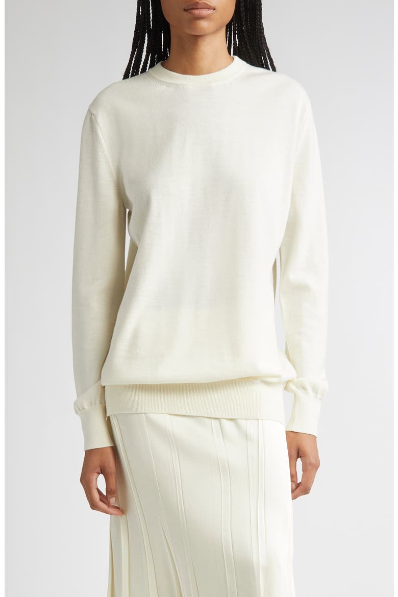 Superfine Merino Wool Sweater, Main, color, NATURAL